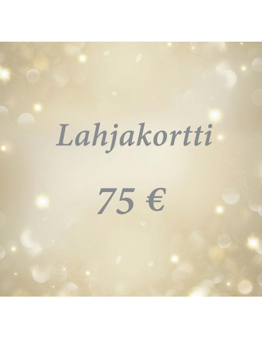 copy of Lahjakortti 75 euroa
